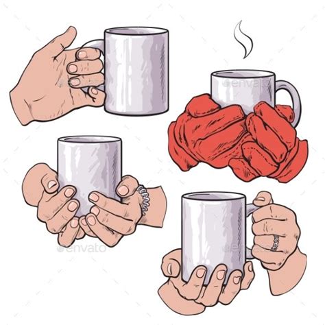 View & Download. . Hand holding mug reference